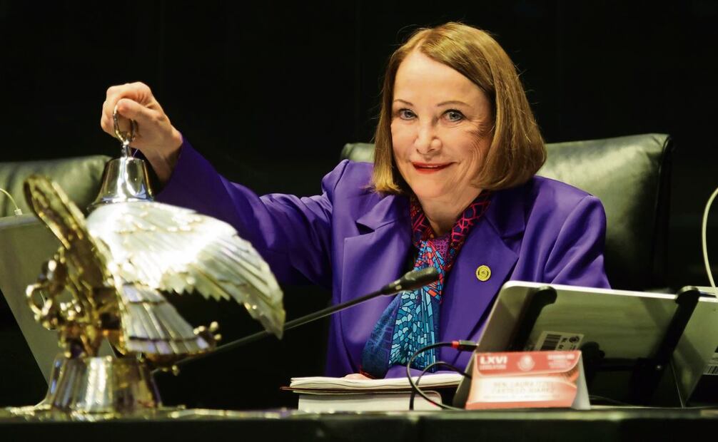 Laura Itzel Castillo Juárez, presidenta del Senado de la República. Foto: Archivo EL UNIVERSAL