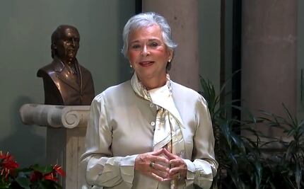 Sánchez Cordero celebra negativo a Covid de AMLO; "recibo con gusto su mensaje", dice