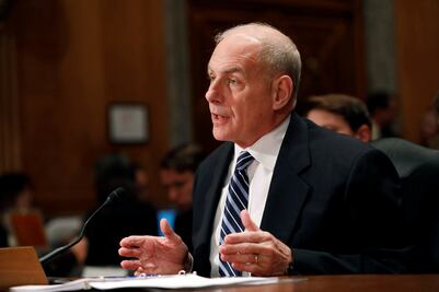 Un muro de costa a costa es "muy improbable", asegura Kelly