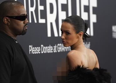 Kanye West lo celebra: Bianca Censori, la más buscada en Google tras su controversial aparición en los Grammys