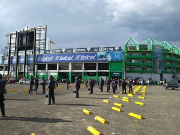 Refuerzan seguridad en el partido de León vs América