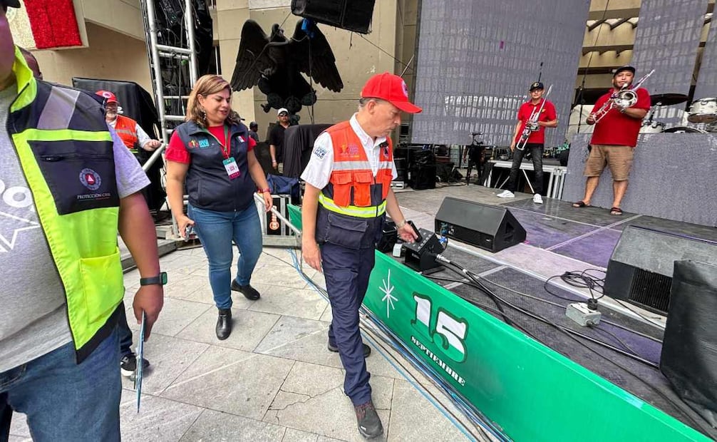Supervisan seguridad en alcaldía Cuauhtémoc previo a celebraciones de este 15 de septiembre (15/09/2025). Foto: Captura de pantalla
