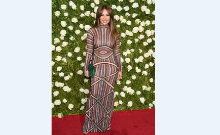 Thalía, en la alfombra roja de los Tony 2017