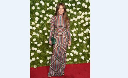 Thalía, en la alfombra roja de los Tony 2017