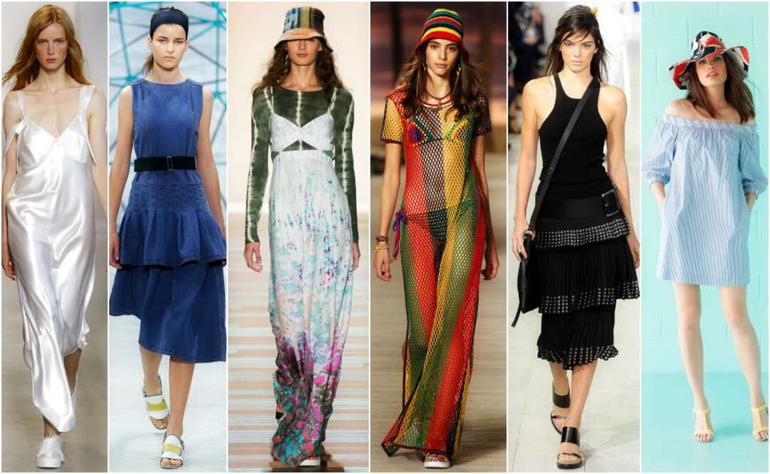 Prendas lenceras, volantes, tie Dye, calados, flecos, y hombros descubiertos son algunas de las tendencias que regirán la Primavera 2016