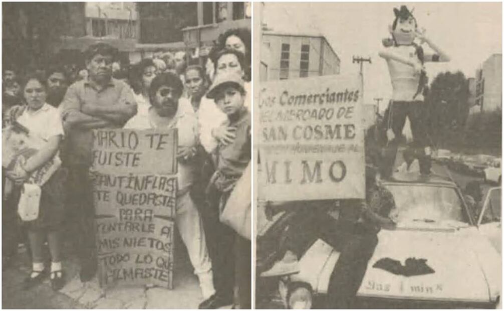 Las muestras populares de cariño se hicieron presentes el día que Cantinflas murió. Hemeroteca EL UNIVERSAL.