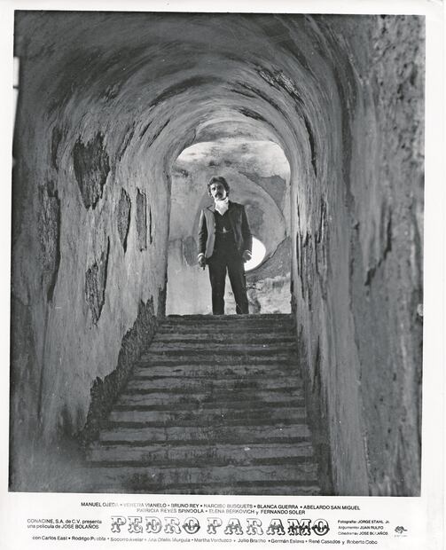 "Pedro Páramo: el hombre de la Media Luna" (1978), dirigida por José Bolaños. Manuel Ojeda como Pedro Páramo. Foto: Archivo Mil Nubes-Foto