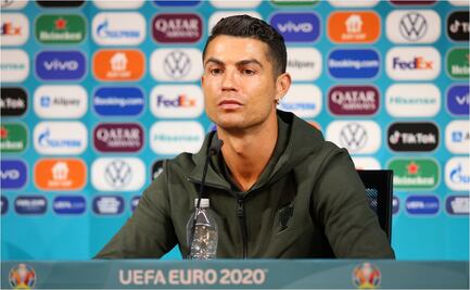 La UEFA le responde a Cristiano Ronaldo, luego de que apartara dos botellas de refresco