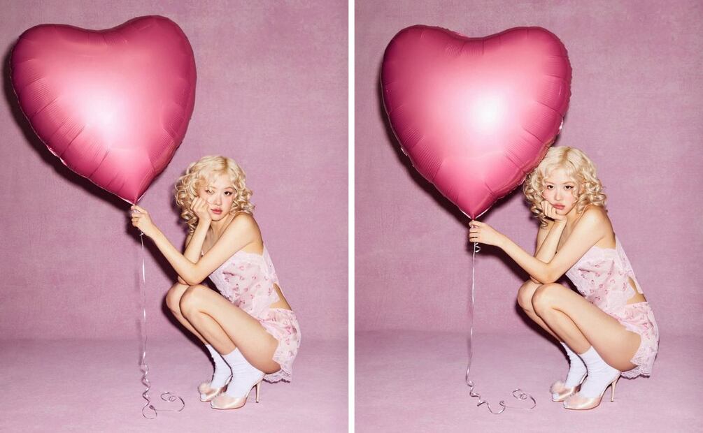 En las piezas de la colección de San Valentín de Skims de 2025 predomina el rosa pastel. Foto: Especial