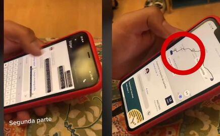 Tiktoker exhibe a conductor de app que quería “estafarlo” 