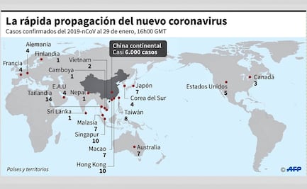 Coronavirus de Wuhan sigue extendiéndose; supera al SRAS en número de casos