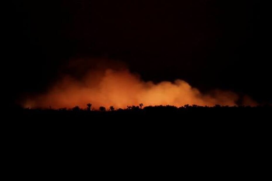 Días grises y noches amarillas, así se ve el Amazonas ante el avance del fuego