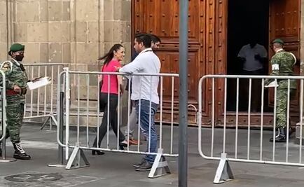 AMLO se reúne con sus tres "corcholatas" y parte de su gabinete en Palacio Nacional