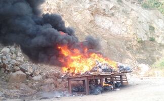 Semar incinera casi 5 toneladas de clorhidrato de cocaína en Acapulco; afectación al narco equivale a más de mil 303 mdp