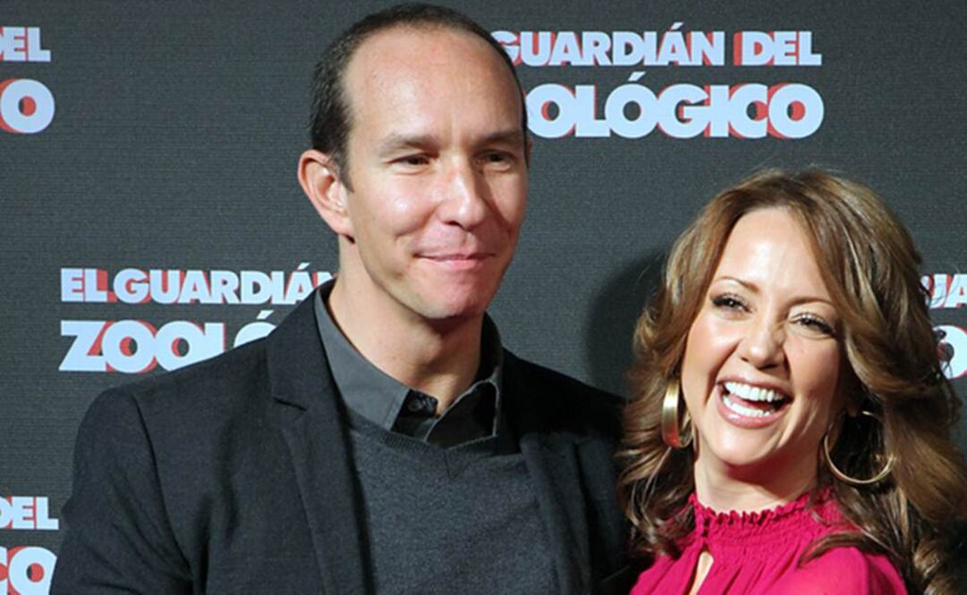 Andrea Legarreta está orgullosa por la relación que construyó con Erik Rubín.  Foto:Archivo