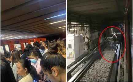 ¡Volvió a pasar! Con videos e imágenes usuarios reportaron fallas en la Línea 9 del Metro