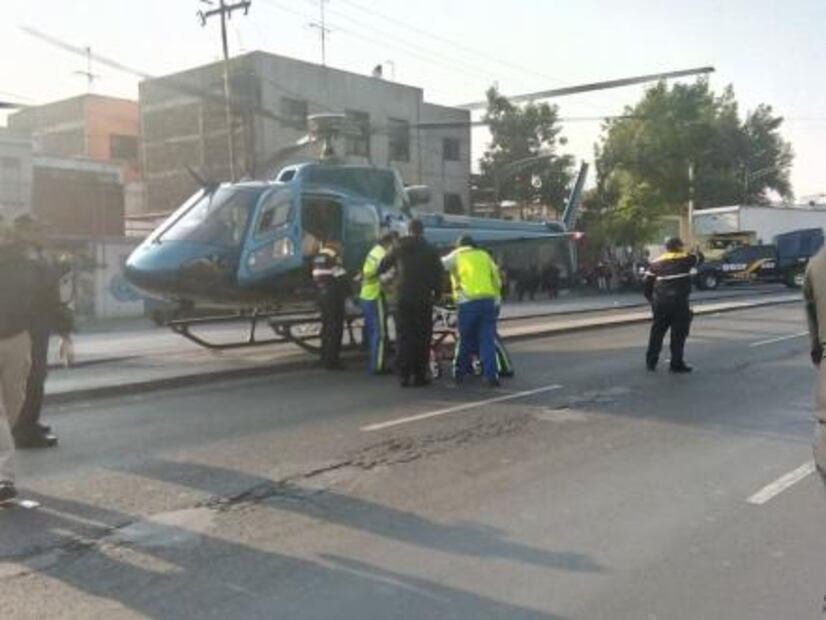 Hieren a policía durante asalto a transporte público en Iztapalapa