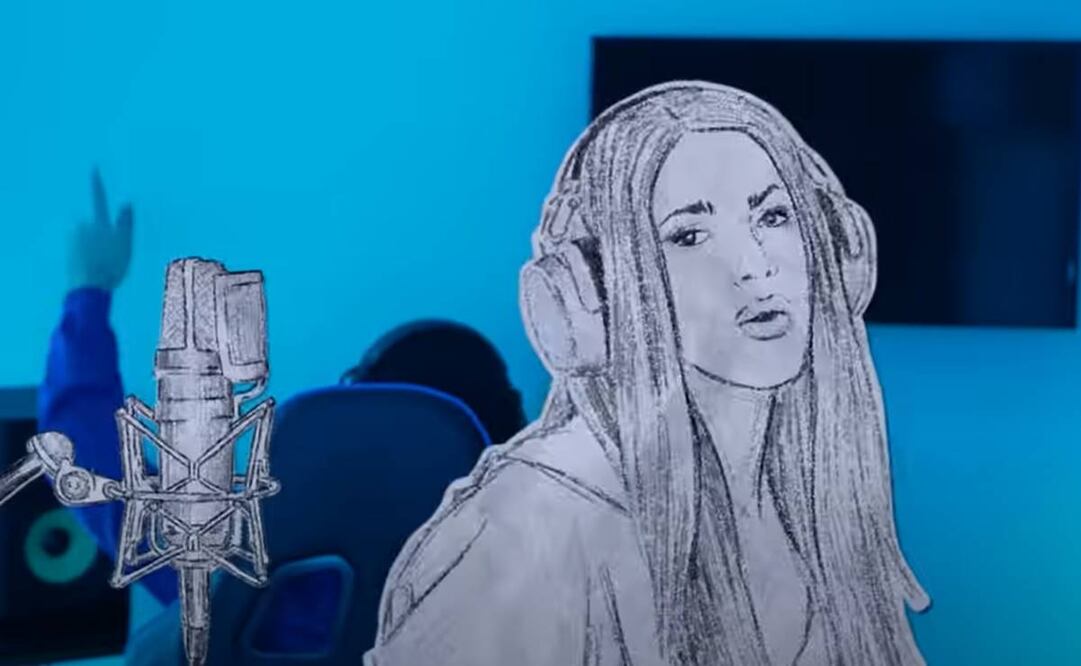 Shakira en el video de su nueva canción.