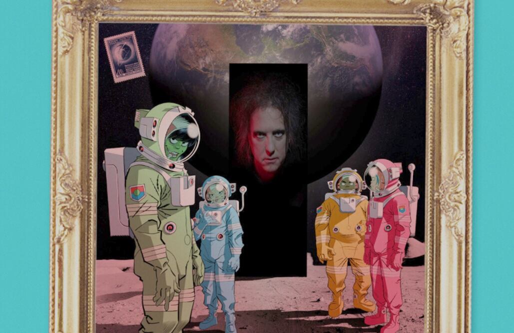 Gorillaz y Robert Smith. Foto: Captura Twitter