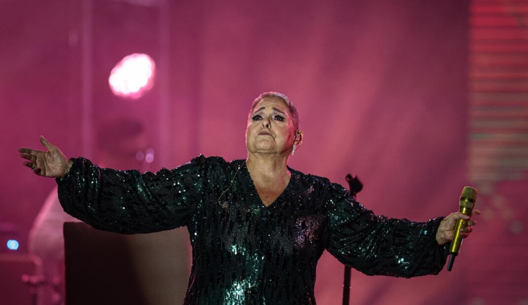 Lupita D’Alessio en la CDMX. Foto: Gabriel Pano/EL UNIVERSAL.