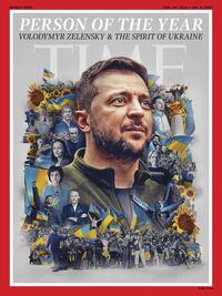 Por qué Zelensky y el pueblo ucraniano son Persona del Año 2022, según Time