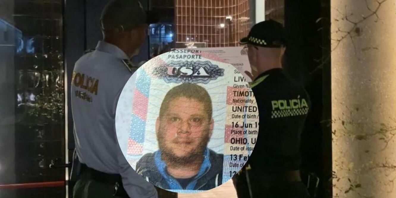 Timothy Alan Livingston, estadounidense hallado en un hotel en Medellín con dos menores de edad. FOTO: ESPECIAL