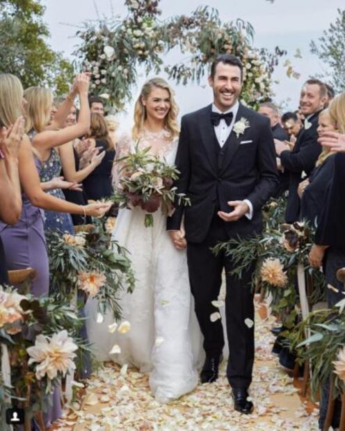 ​Kate Upton comparte foto de su boda con Justin Verlander