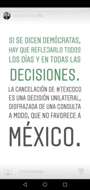 Cancelación de Texcoco, una decisión unilateral: Osorio Chong