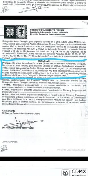 Inmobiliaria y Álvaro Obregón chocan por construcción de torre en Presa Anzaldo