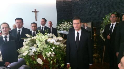 EPN llega a funeral de Gamboa Pascoe