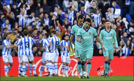 Barcelona rescata un punto de Anoeta