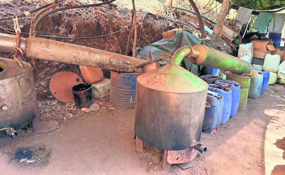 Narcolaboratorio. Foto: Especial