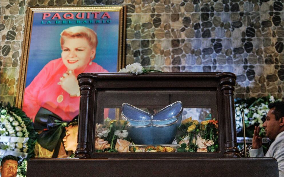 Homenaje a Paquita la del Barrio desde la funeraria, a Garibaldi, pasando por el Mercado Martínez de la Torre hasta Casa Paquita. Foto: Yaretzy M. Osnaya / EL UNIVERSAL