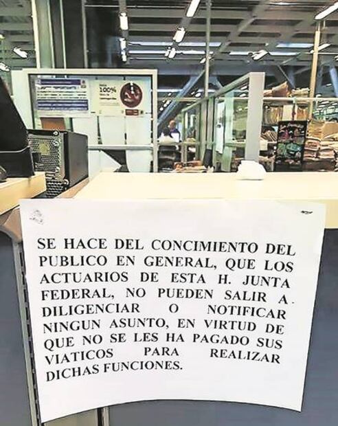 Por falta de fondos, en ruinas justicia laboral