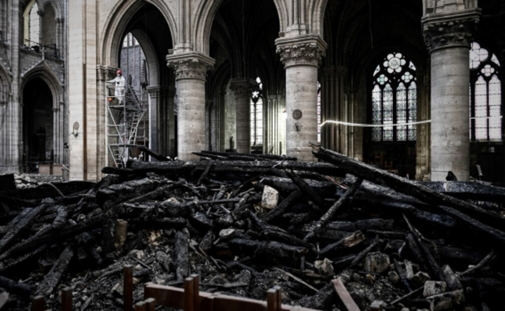 Pandemia de coronavirus obstaculiza reconstrucción de Notre Dame