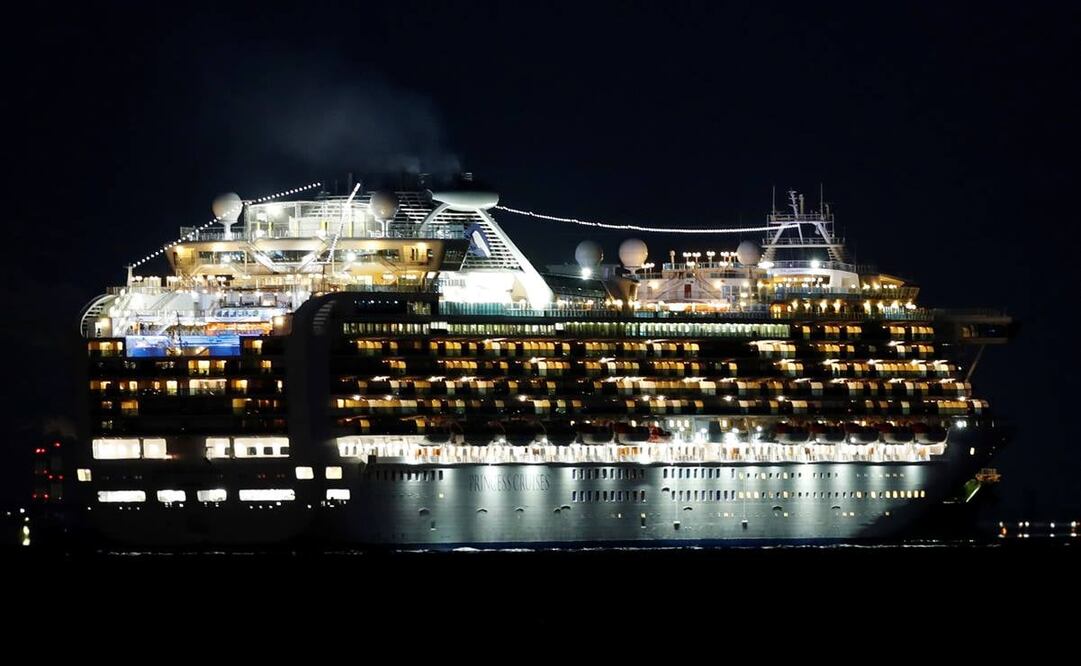 Crucero "Diamond Princess" puesto en cuarentena por caso de coronavirus (Foto: Reuters)