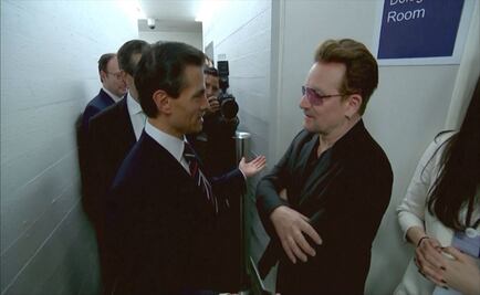EPN invites Bono to visit Mexico