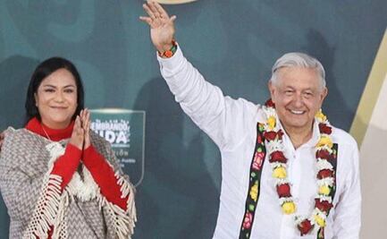 Ariadna Montiel, secretaria de Bienestar, encabeza la evaluación de Sembrando Vida, en Puebla