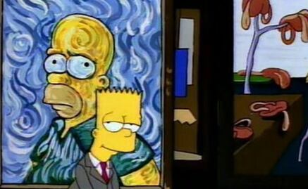 Botticelli, Kahlo y hasta Banksy, los artistas que han salido en “The Simpsons”