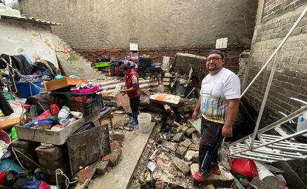 "Se vino toda el agua y tiró la casa de mi hijo": Vecinos de Tlalpan narran, entre lágrimas, el colapso de sus viviendas