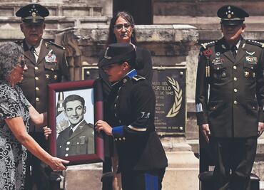 Homenaje póstumo al último integrante del Escuadrón 201