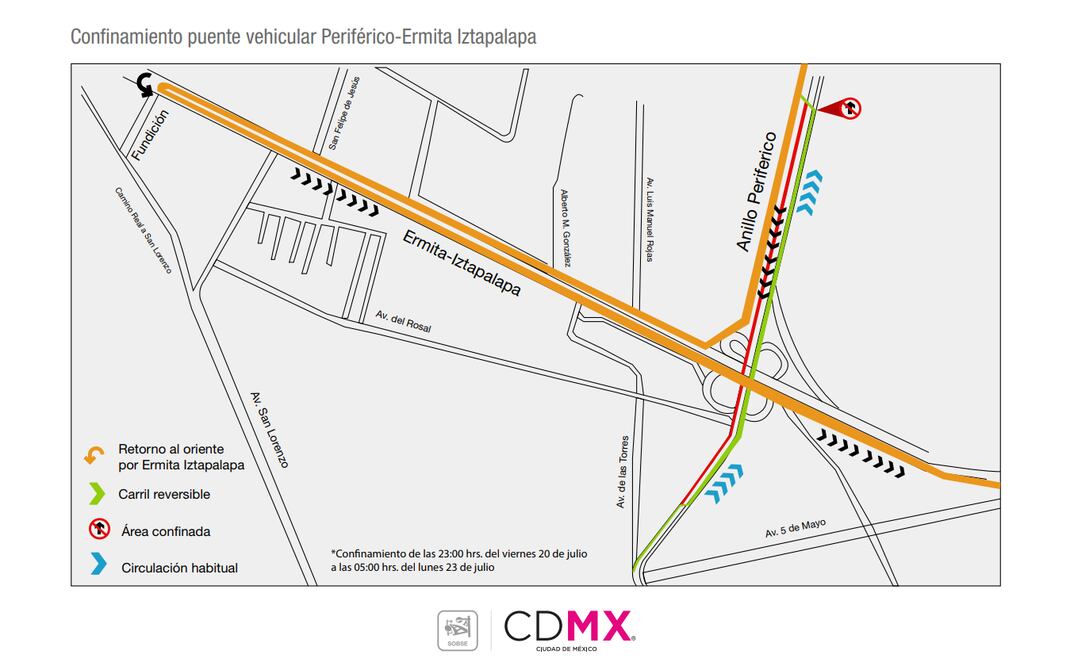 Los conductores podrán utilizar vías alternas. Foto: Cortesía