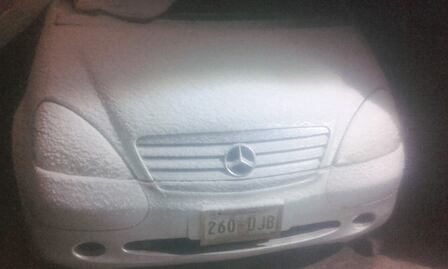 Cuajimalpa y Tlalpan se tiñen de blanco