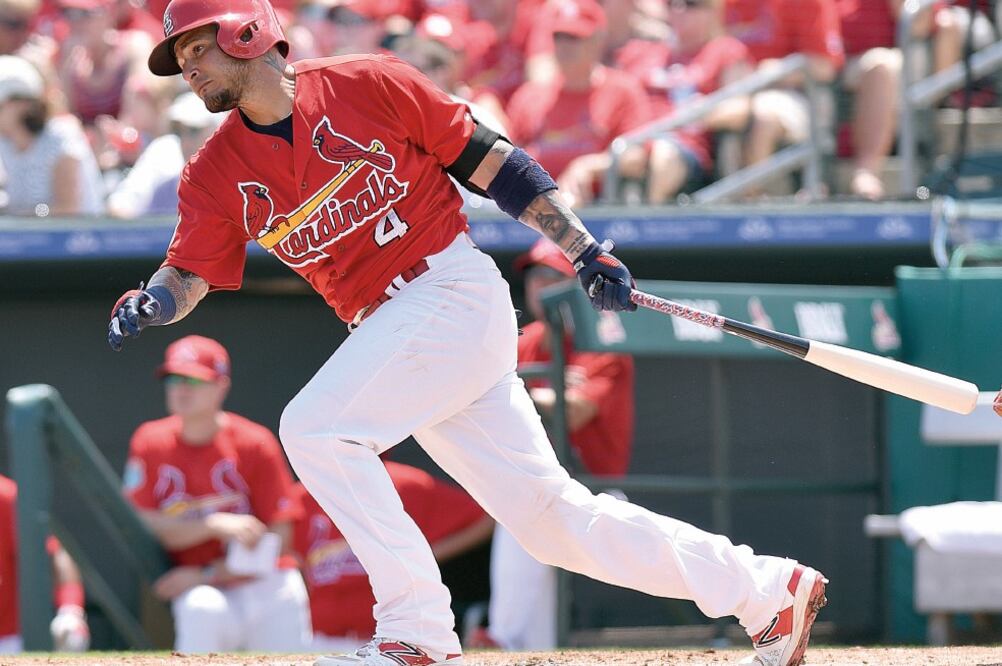 San Luis aún no entra en calor en lo que va del Spring Training (STEVE MITCHELL. USA TODAY SPORTS)