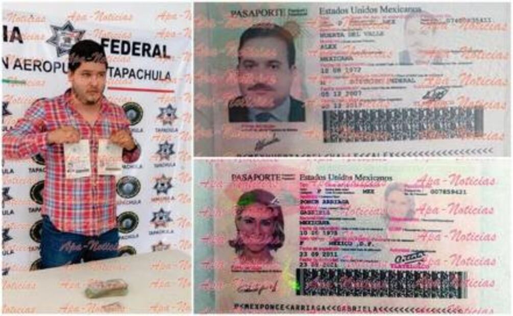 Detenido con pasaporte falso es primo de esposa de Duarte, confirman