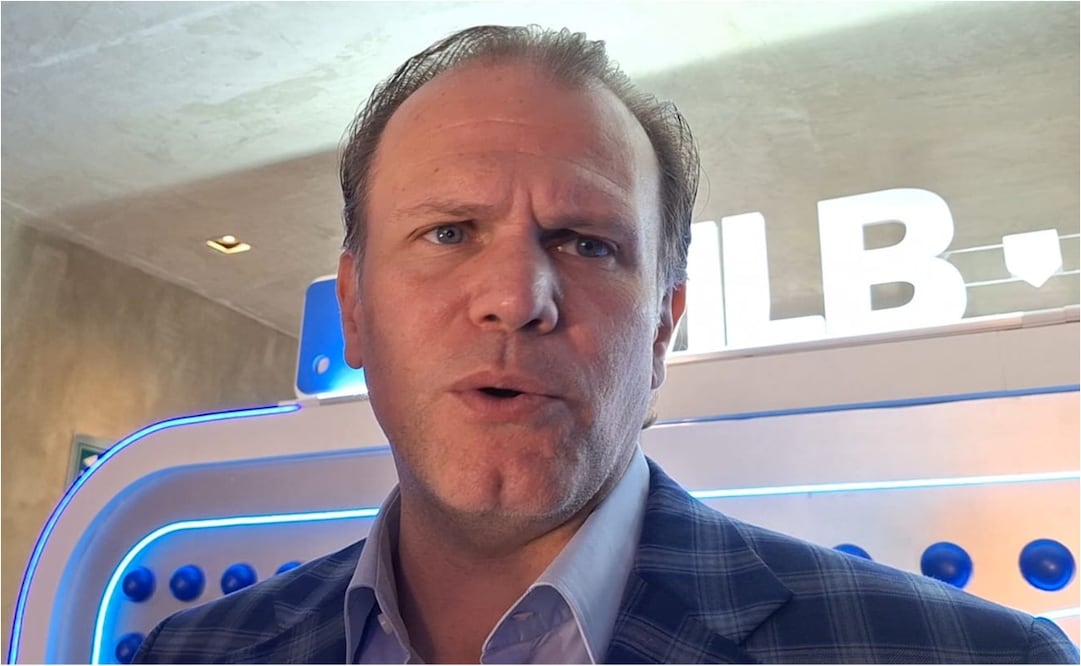 Rodrigo Fernández, director de la oficina de MLB en México. FOTO: Captura de video