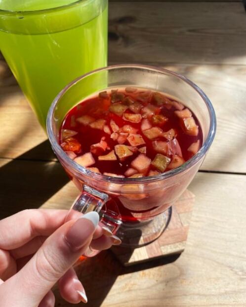 Lágrimas de la Virgen. Foto: Instagram @amarantobrunchfood
