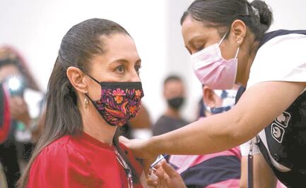 Aplican biológico de Pfizer a Sheinbaum