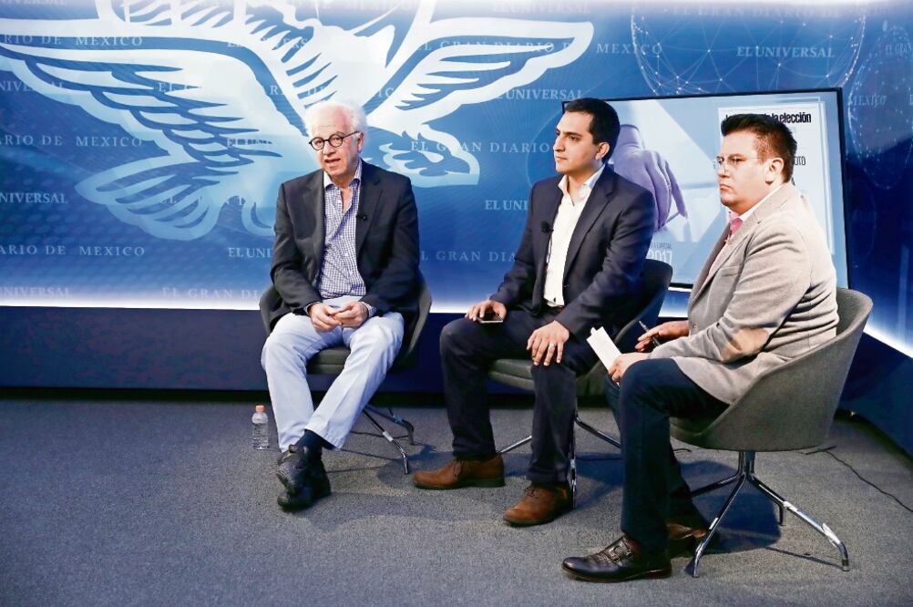 La investigación de Martín Moreno hurga en la alcoba de la Historia. Foto: YADIN XOLALPA. EL UNIVERSAL