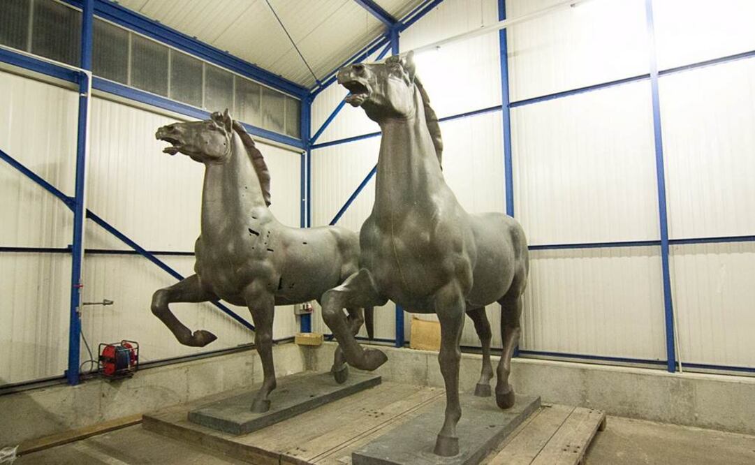 Los caballos fueron ofrecidos en 2013 a una comerciante de arte berlinesa